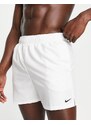 Nike Swimming - Volley - Pantaloncini bianchi da 5"-Bianco