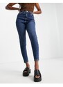 Miss Selfridge - Emily - Jeans skinny alla caviglia e a vita alta lavaggio blu scuro