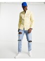 Polo Ralph Lauren - Camicia Oxford slim gialla con logo-Giallo