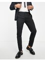 Jack & Jones Premium - Pantaloni da abito slim neri-Nero