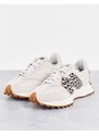 New Balance - 327 - Sneakers animalier bianco sporco e leopardate