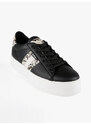 Refresh Sneakers Stringata Con Platform Zeppa Donna Nero Taglia 40