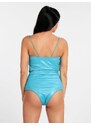Mya Swimwear Costume Mare Intero In Lamè Interi Donna Blu Taglia 44