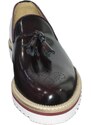 Malu Shoes Scarpe mocassino uomo art elegant 03 bordeaux fondo light comfort antiscivolo ultraleggero
