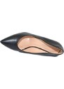 Malu Shoes Decollete' donna a punta nero tacco a spillo 12 cm eco pelle nappa comode matte scarpe per cerimonie eventi