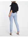 Missguided Maternity - Riot - Mom jeans comodi elasticizzati blu