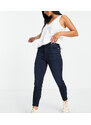 Miss Selfridge Petite - Emily - Jeans skinny taglio corto a vita alta, colore blu