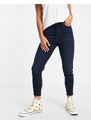 Miss Selfridge Petite - Emily - Jeans skinny taglio corto a vita alta, colore blu