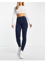 Miss Selfridge - Steffi - Jeans skinny a vita molto alta lavaggio blu scuro