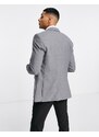 Jack & Jones Premium - Giacca da abito super slim stretch grigia in misto lana-Grigio
