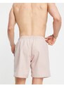 ASOS DESIGN - Confezione risparmio da 2 pantaloncini da bagno taglio medio rosa e grigio chiaro-Multicolore