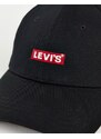 Levi's - Cappellino nero con riquadro con logo