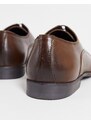 Schuh - Rome - Scarpe in pelle marrone con punta rivestita