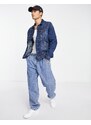 Jack & Jones Intelligence - Giacca di jeans blu medio