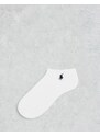 Polo Ralph Lauren - Confezione da 6 paia di calzini sportivi bianchi con logo-Bianco