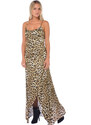 abito lungo donna Aniye By in raso a fantasia