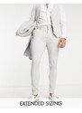 ASOS DESIGN - Pantaloni abito super skinny grigio ghiaccio