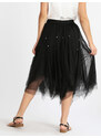 Sweet Miss Gonna Donna In Tulle Con Strass Gonne Lunghe Nero Taglia S