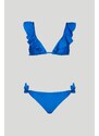 SECRETS LOVE Bikini Sorrento Bluette con Top a Volant