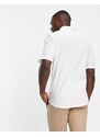 Only & Sons - Camicia in misto lino bianco a maniche corte