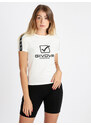 Givova T-shirt Donna In Cotone Con Scritta Manica Corta Bianco Taglia M