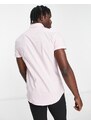 ASOS DESIGN - Camicia slim rosa chiaro