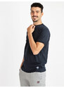 Baci & Abbracci T-shirt Manica Corta Con Bottoncini Uomo Blu Taglia L