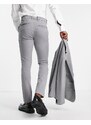 New Look - Pantaloni da abito super skinny grigi-Grigio