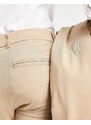 New Look - Pantaloni da abito super skinny color pietra-Neutro