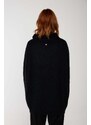 TWINSET Maxi Maglia in Misto Mohair Bicolore - XS
