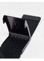Levi's - Cintura in tessuto nera con logo batwing tono su tono-Nero