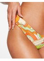 Kulani Kinis - Slip bikini sgambato vintage arancione