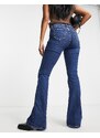 Topshop - Hourglass Jamie - Jeans a zampa blu intenso