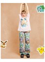 ASOS DESIGN - Jeans dad con stampa Pokemon-Multicolore