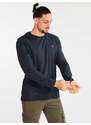 Timberland T-shirt Uomo In Cotone Biologico Manica Lunga Blu Taglia L