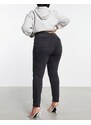 ASOS Curve ASOS DESIGN Curve - Ultimate - Jeans skinny nero slavato