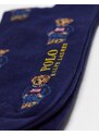 Polo Ralph Lauren - Confezione da 2 paia di calzini blu navy con orsetti e rossi a righe-Multicolore