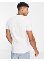 New Look - T-shirt attillata bianca-Bianco