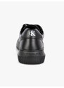 Calvin Klein Chunky Cupsole Laceup Sneakers In Pelle Donna Basse Nero Taglia 40