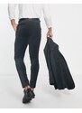 Noak - Pantaloni da abito skinny in velluto nero