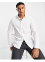 ASOS DESIGN - Camicia bianca vestibilità classica-Bianco