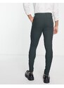 Noak - Camden - Pantaloni da abito premium super skinny elasticizzati verde medio