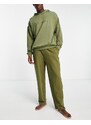 Calvin Klein - Joggers da casa kaki in coordinato-Verde