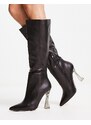 ALDO - Vonteese - Stivali al ginocchio in pelle nera-Nero