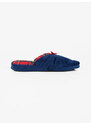De Fonseca Pantofole Da Donna Stampa Scozzese Blu Taglia 36/37