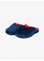 De Fonseca Pantofole Da Donna Stampa Scozzese Blu Taglia 36/37