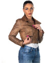 Leather Trend Chiodino - Chiodo Donna Cuoio in vera pelle
