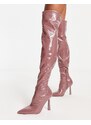 ALDO - Nella - Stivali cuissard rosa in vernice