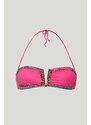 TWINSET Top Bikini Fascia Fuxia