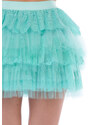 Gonna mini donna Aniye By in pizzo e tulle con balze